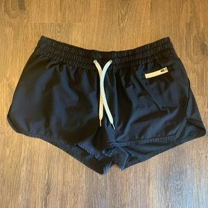 Vuori black athletic shorts